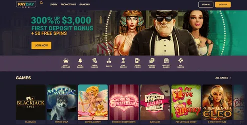 payday casino website screen