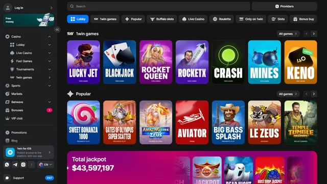 1win casino games