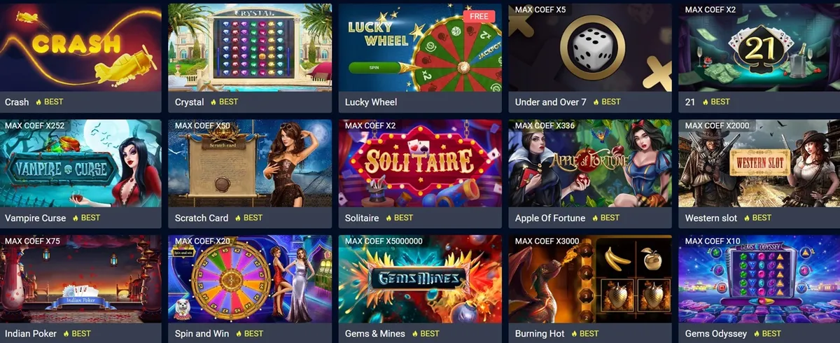 1xbit casino games