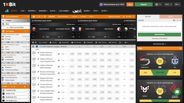 1xbit v sportsbetting