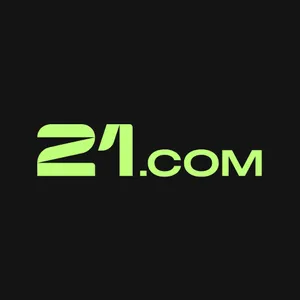 21.com casino logo square