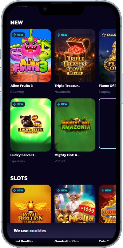 21Bit Casino phone top games