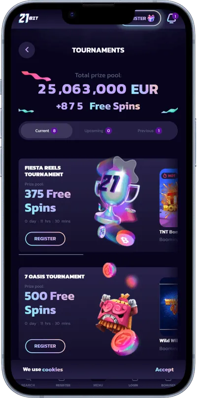 21Bit Casino phone tournaments