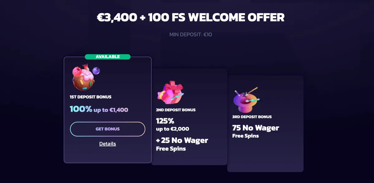 21bit casino welcome offer icon