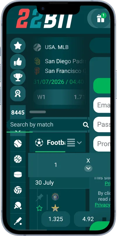 22Bit Casino phone sports betting