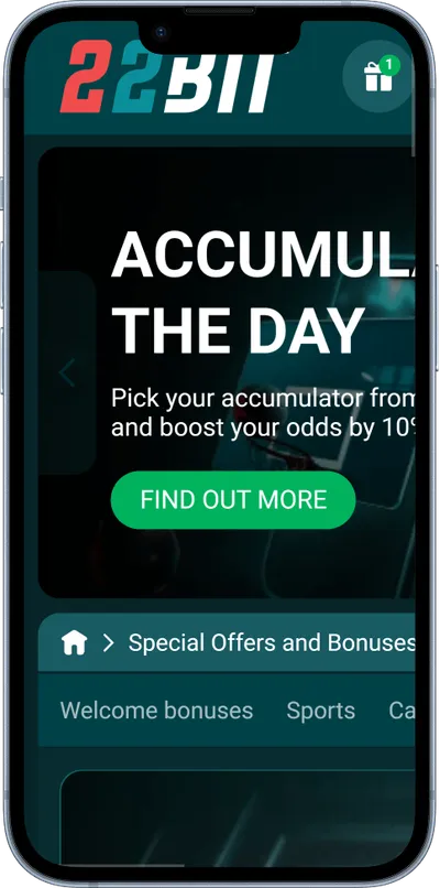 22Bit Casino phone welcome bonus