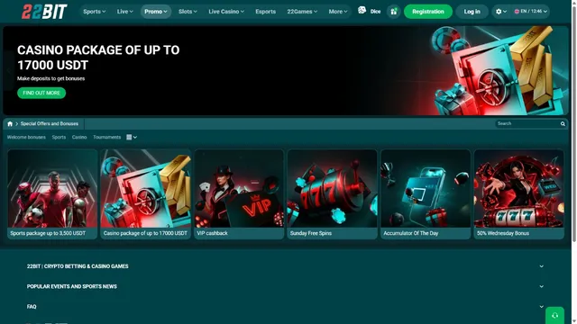 22bit casino promotions