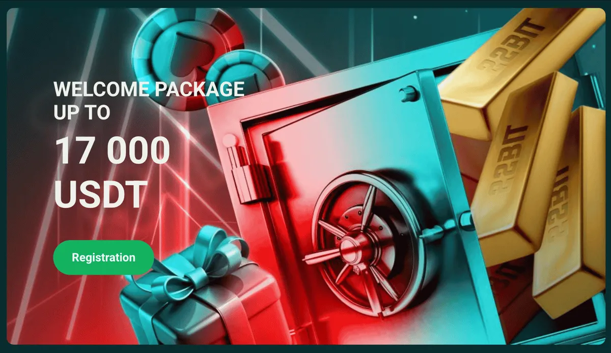 22bit casino welcome casino bonus icon