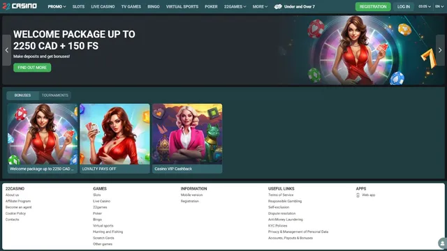 22casino casino promotions