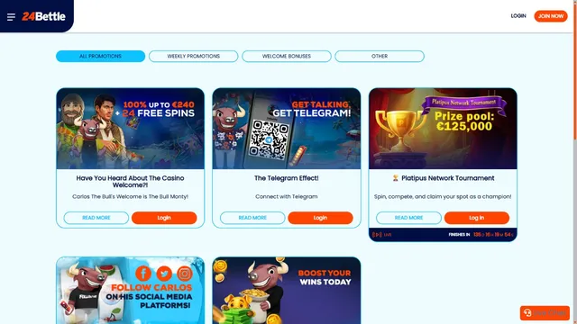 24bettle casino promotions