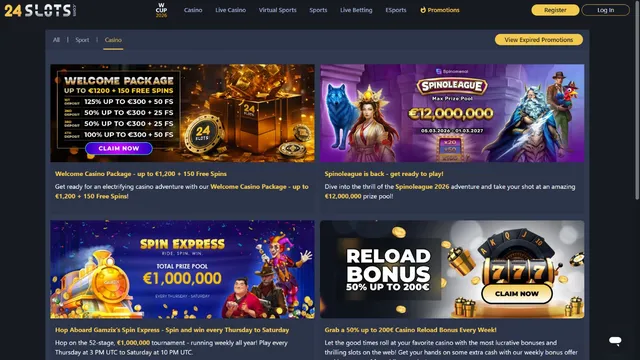 24slots casino promotions