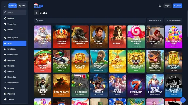 2up casino games