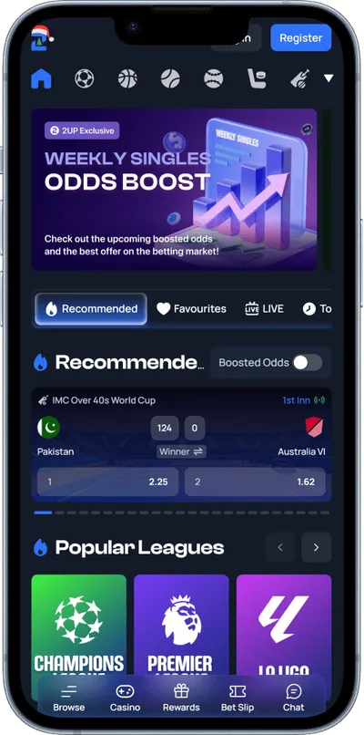 2up casino phone sports betting