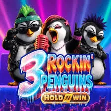 3 rockin penguins slot icon