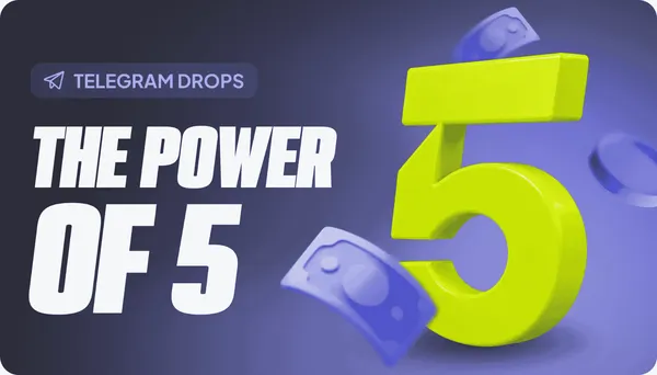 5bet casino telegram drops icon
