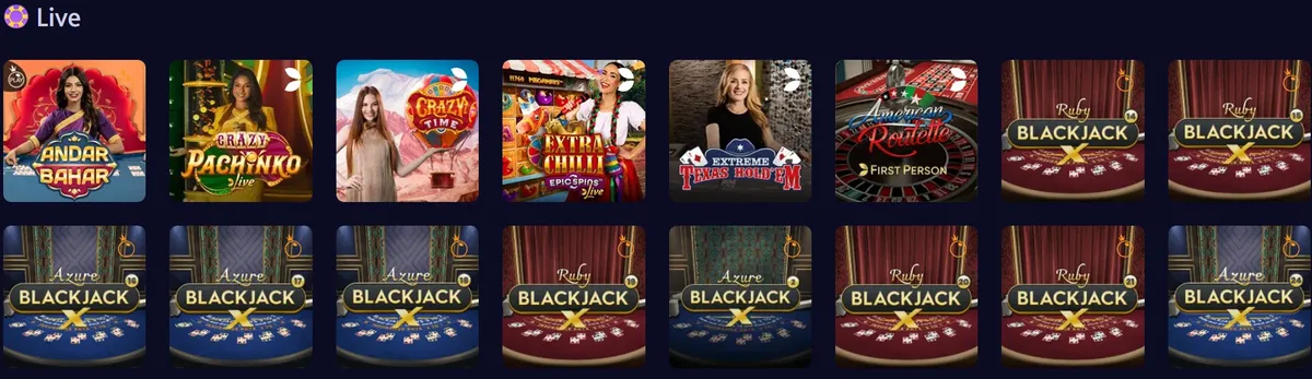 7bit casino live games