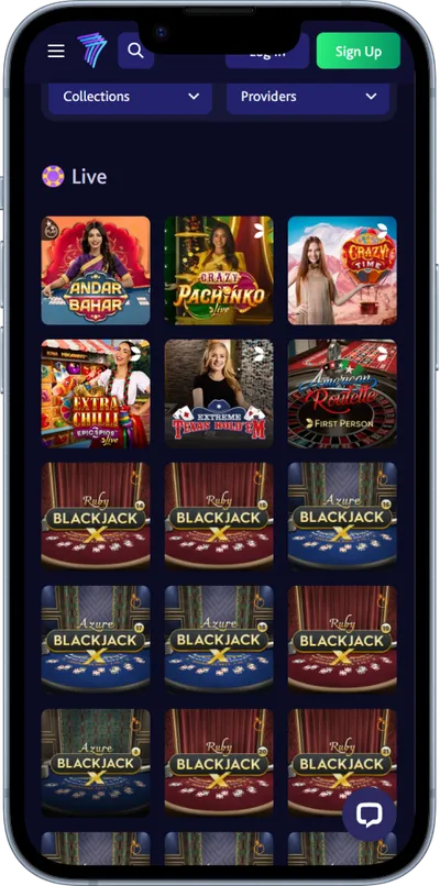 7bit casino phone live games