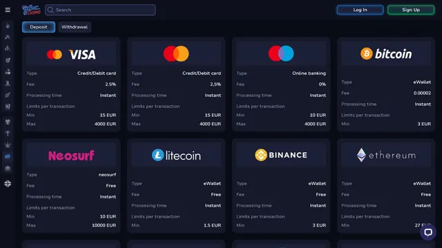 7bitcasino deposit