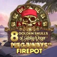 8 golden skulls of holly roger slot icon