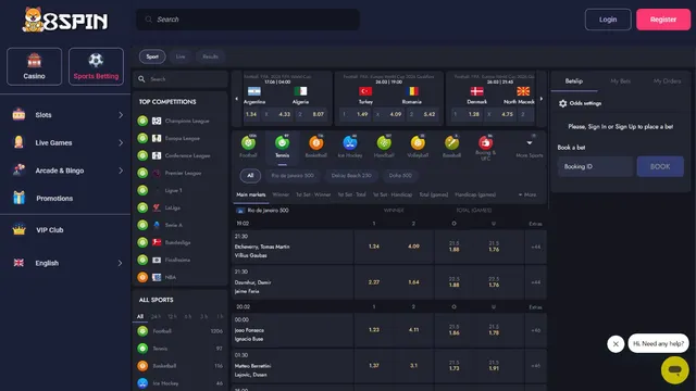 8spin sportsbetting