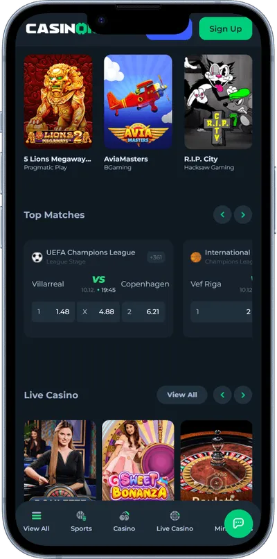 CasinOK Casino phone games