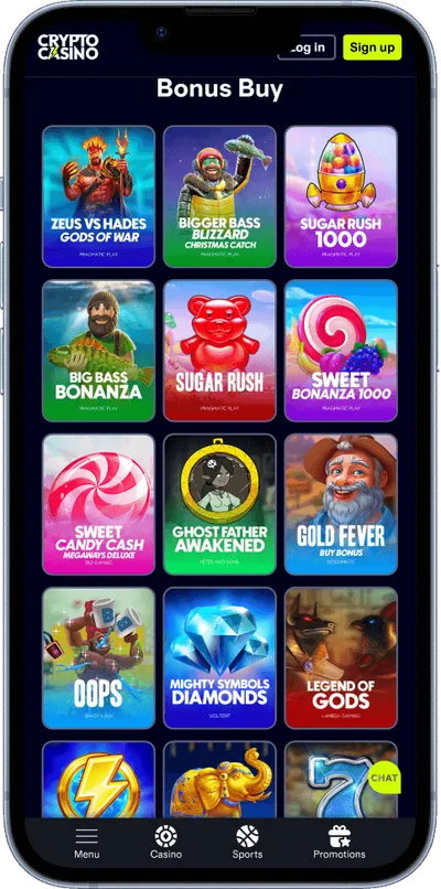 CryptoCasino casino phone slot games