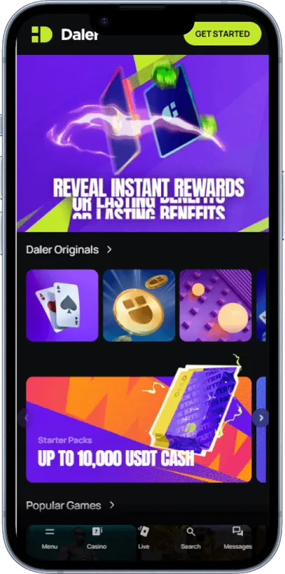 Daler Casino mobile online games