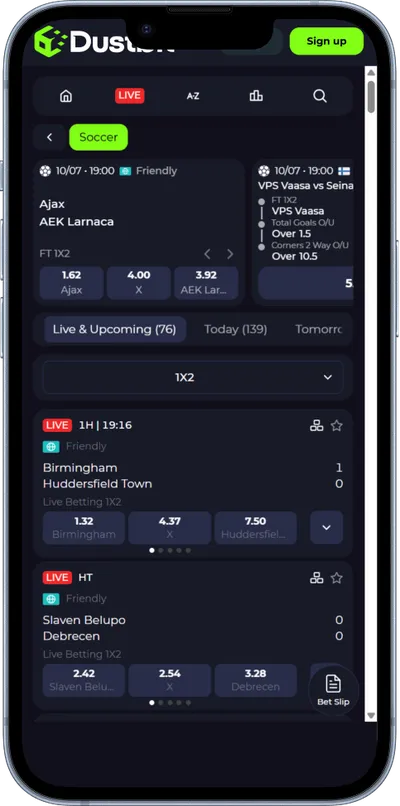 DustBit Casino phone sports betting