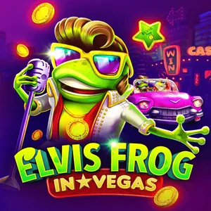 Elvis Frog in Vegas game logo