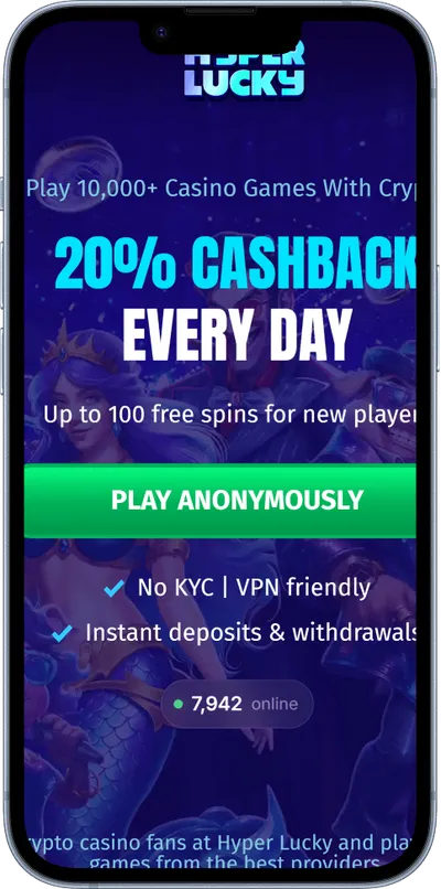 HyperLucky Casino phone cashback