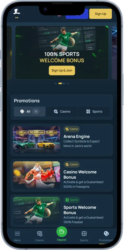 fortunejack casino phone screen sports betting