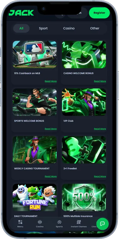 Jack Casino phone promotions