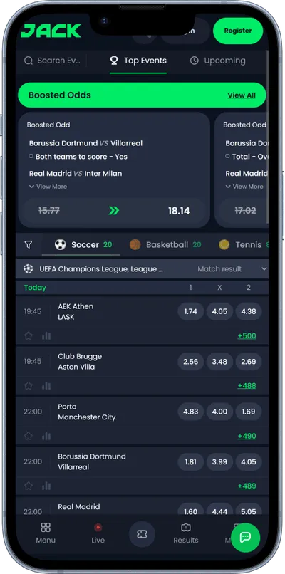 Jack Casino phone sports betting