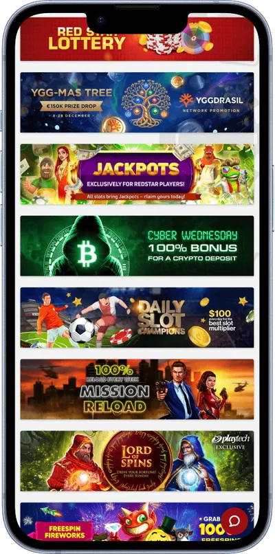 RedStar Casino phone promo