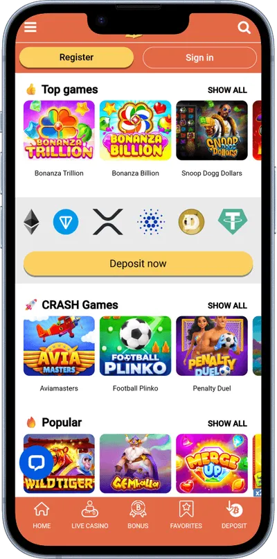 SpinXtreme Casino phone top games