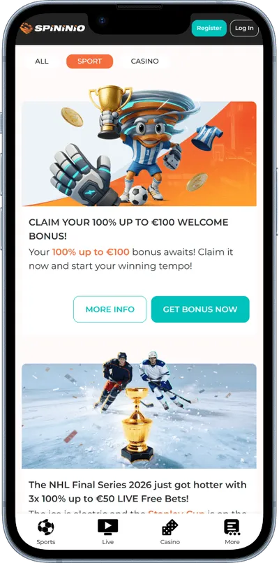 Spininio Casino phone promotions