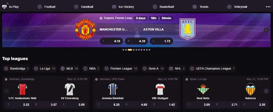 Playbet casino sports games