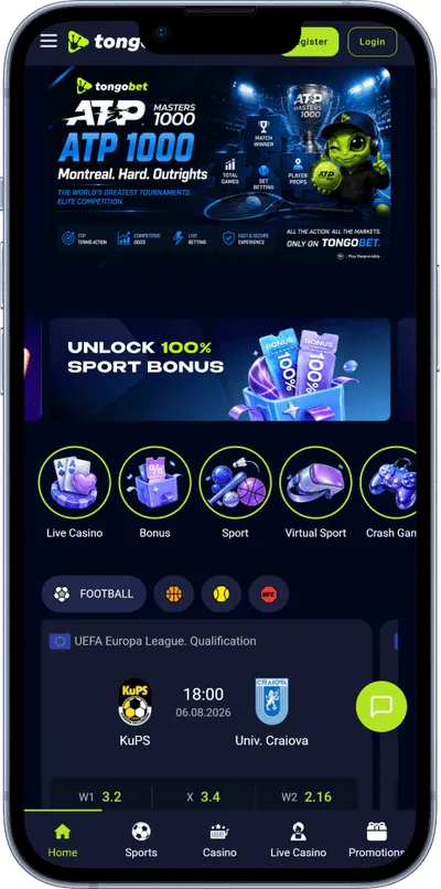 TongoBet Casino phone games