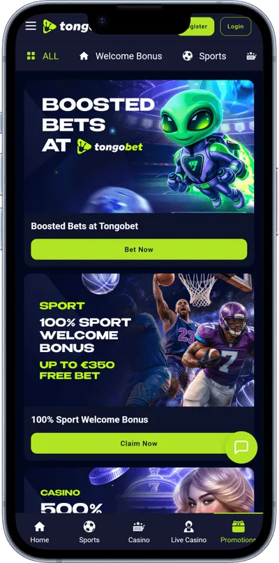TongoBet Casino phone promotions