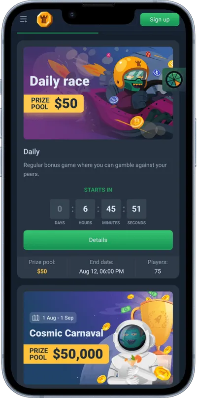 Tower.bet Casino phone tournaments