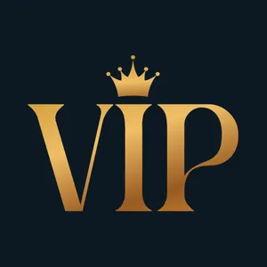 VIP casino logo square