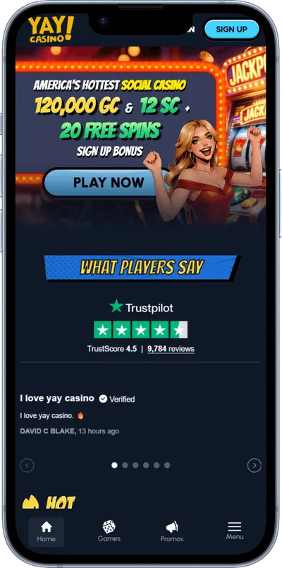 Yay Casino phone promo