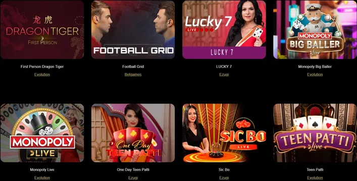 anon casino live games