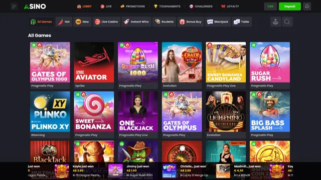 asinocasino games
