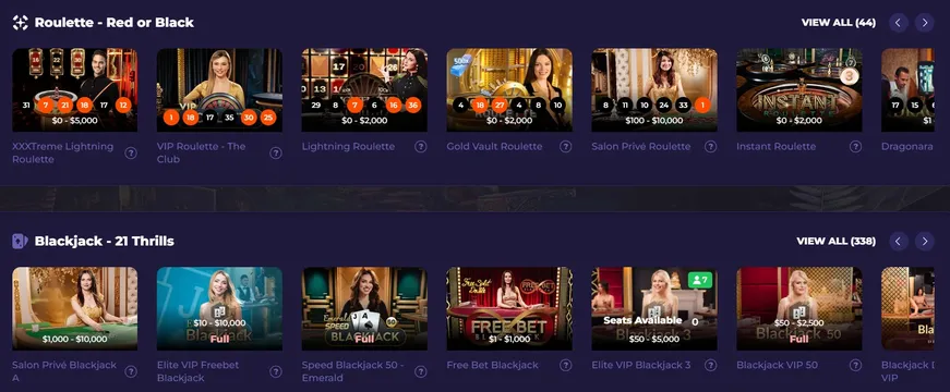 awbit casino live games