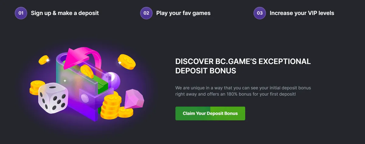 bc.game casino bonus