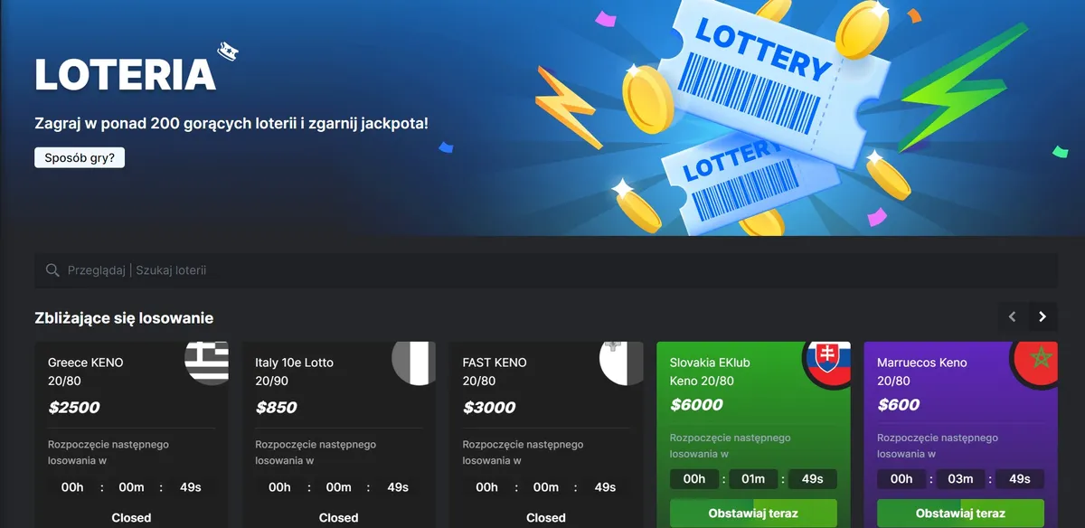 bc.game kasyno loteria