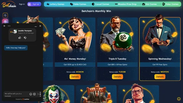 betchain v casino support