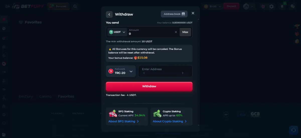 betfury casino customer support new icon