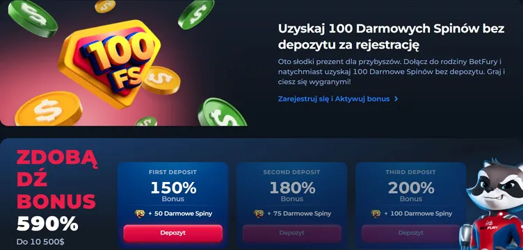 betfury casino deposit bonus pl